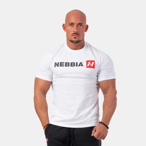 Pánské tričko Red “N“ bílé XL - NEBBIA NEBBIA