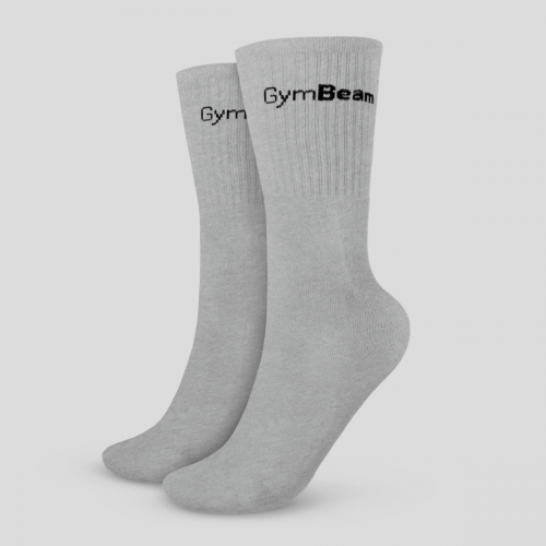 Ponožky 3/4 Socks 3Pack Grey M/L - GymBeam GymBeam