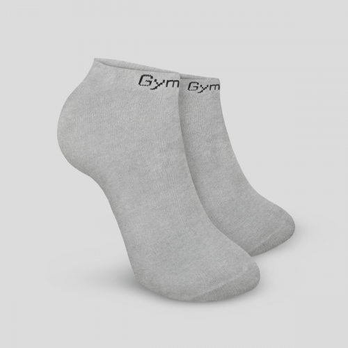 Ponožky Ankle Socks 3Pack Grey M/L - GymBeam GymBeam