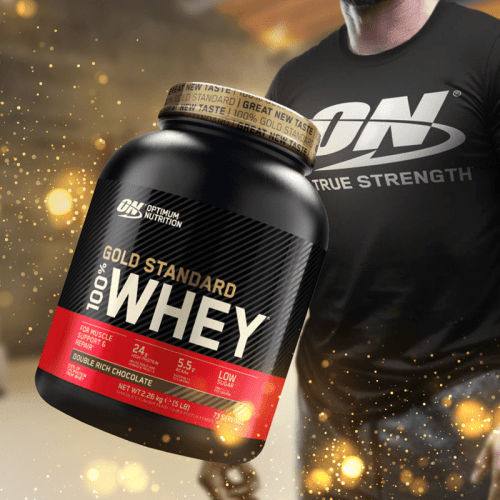 Protein 100% Whey Gold Standard 2270 g čokoláda lískový oříšek - Optimum Nutrition Optimum Nutrition