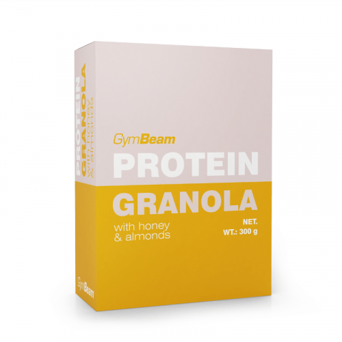 Proteinová granola s medem a mandlemi 300 g - GymBeam GymBeam