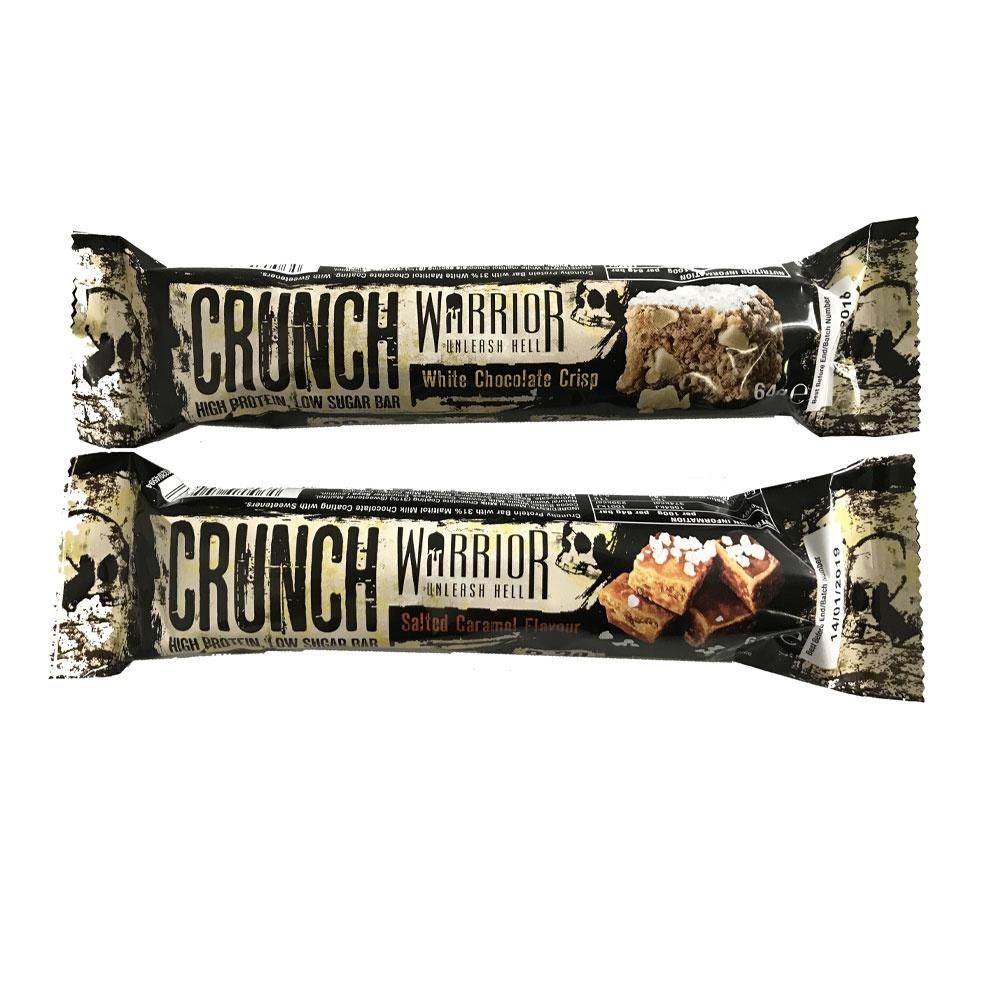 Proteinová tyčinka Crunch 64 g hořká čokoláda arašídové máslo - Warrior Warrior