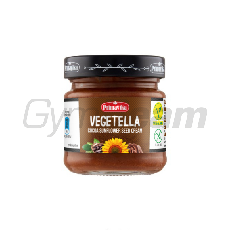 Slunečnicový krém Vegetella 160 g kakao - Primavika Primavika