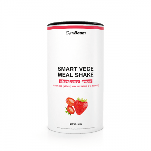 Smart Vege Meal Shake 500 g jahoda - GymBeam GymBeam