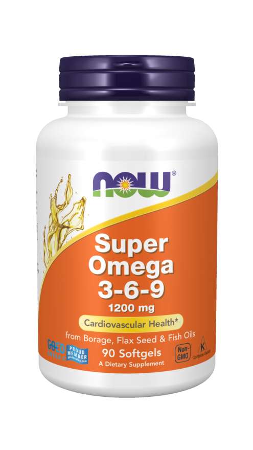 Super Omega 3-6-9 180 kaps. - NOW Foods NOW Foods