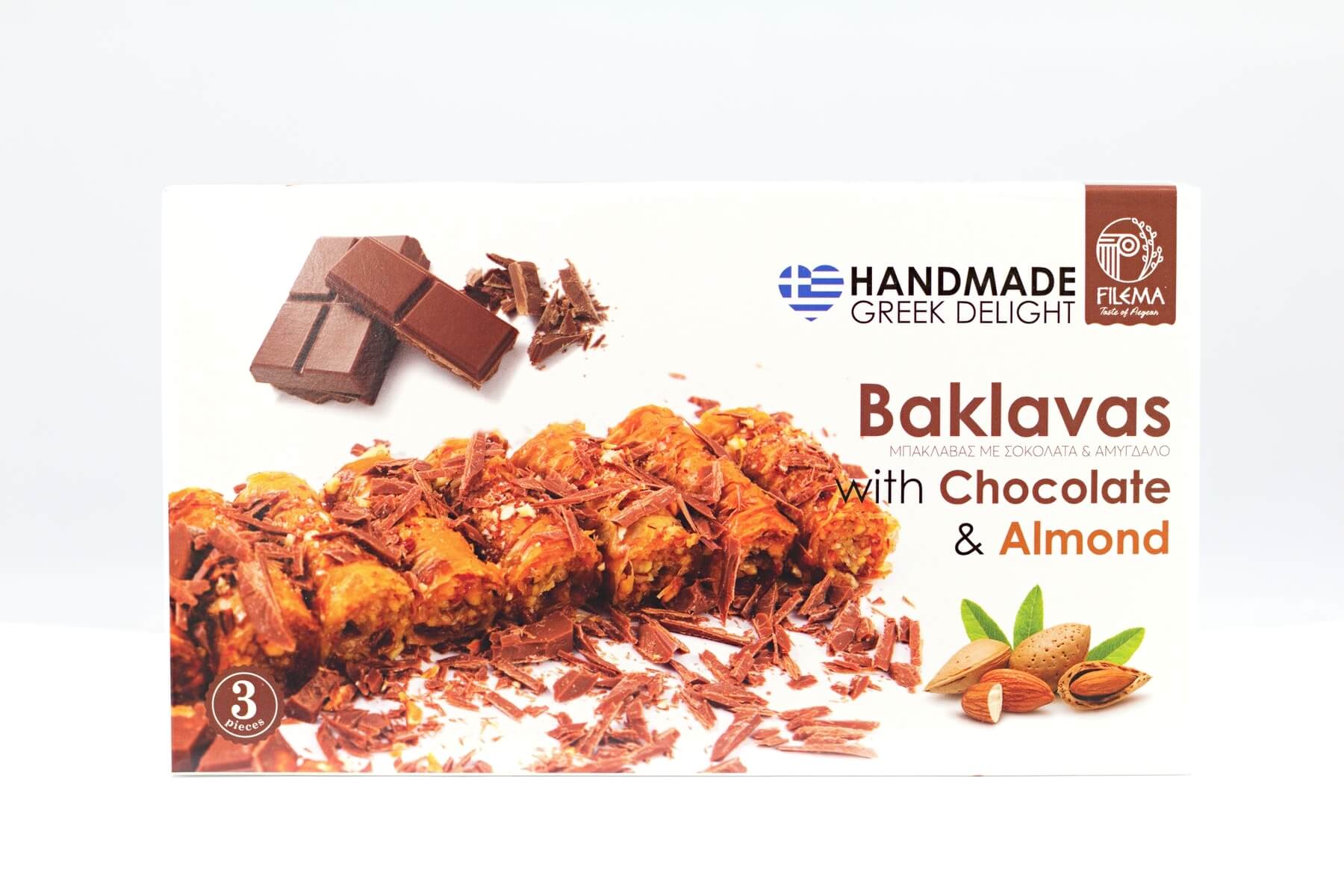 Symeons Baklava čokoláda a mandle 240 g - expirace