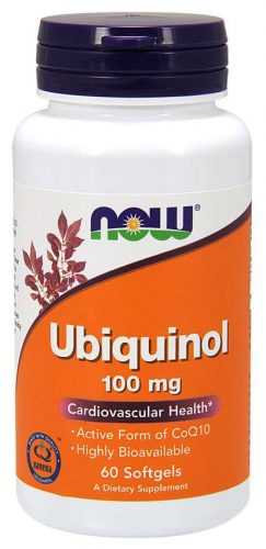 Ubiquinol 100 mg 60 kaps. - NOW Foods NOW Foods