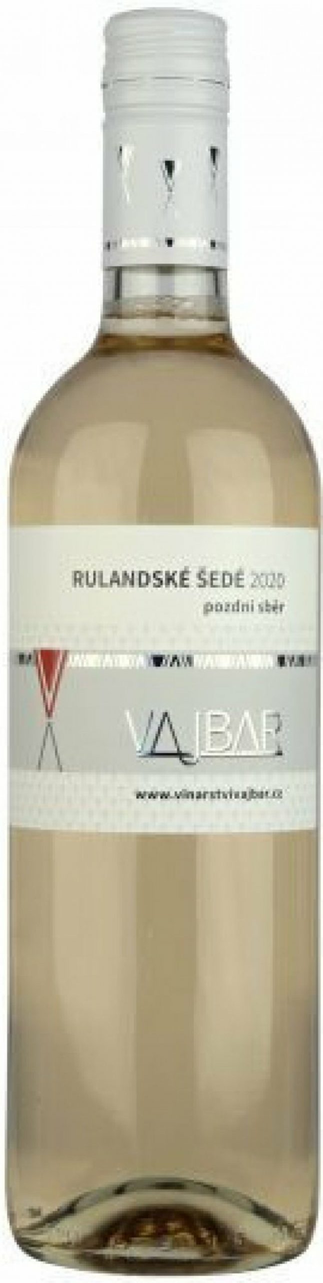 Vajbar Rulandské šedé jakostní víno s přívlastkem pozdní sběr 2020 polosuché 750 ml