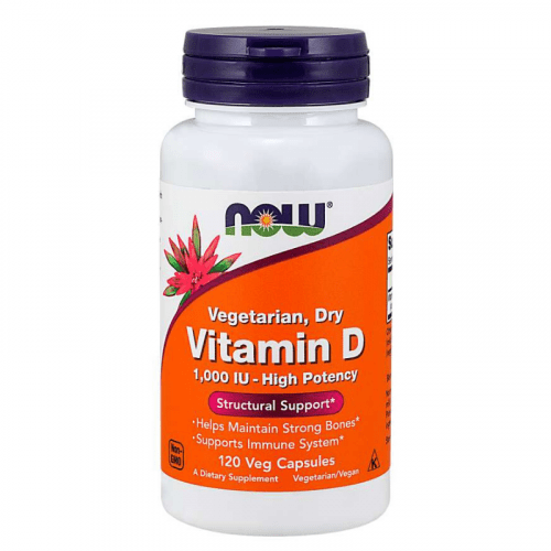 Vitamín D 1000 IU 120 kaps. - NOW Foods NOW Foods