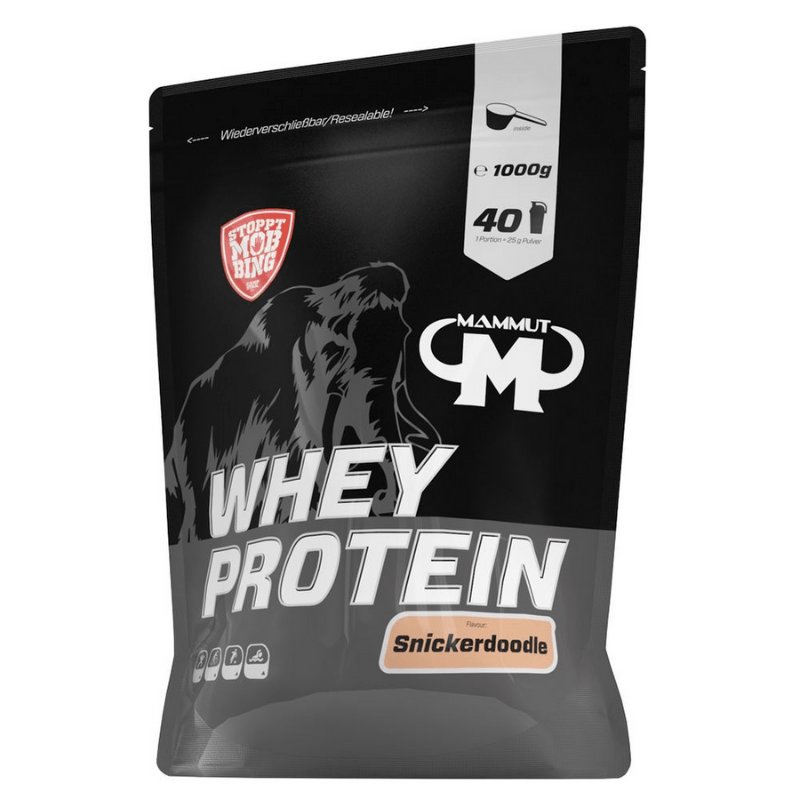 Whey Protein 1000 g snickerdoodle - Mammut Nutrition Mammut Nutrition