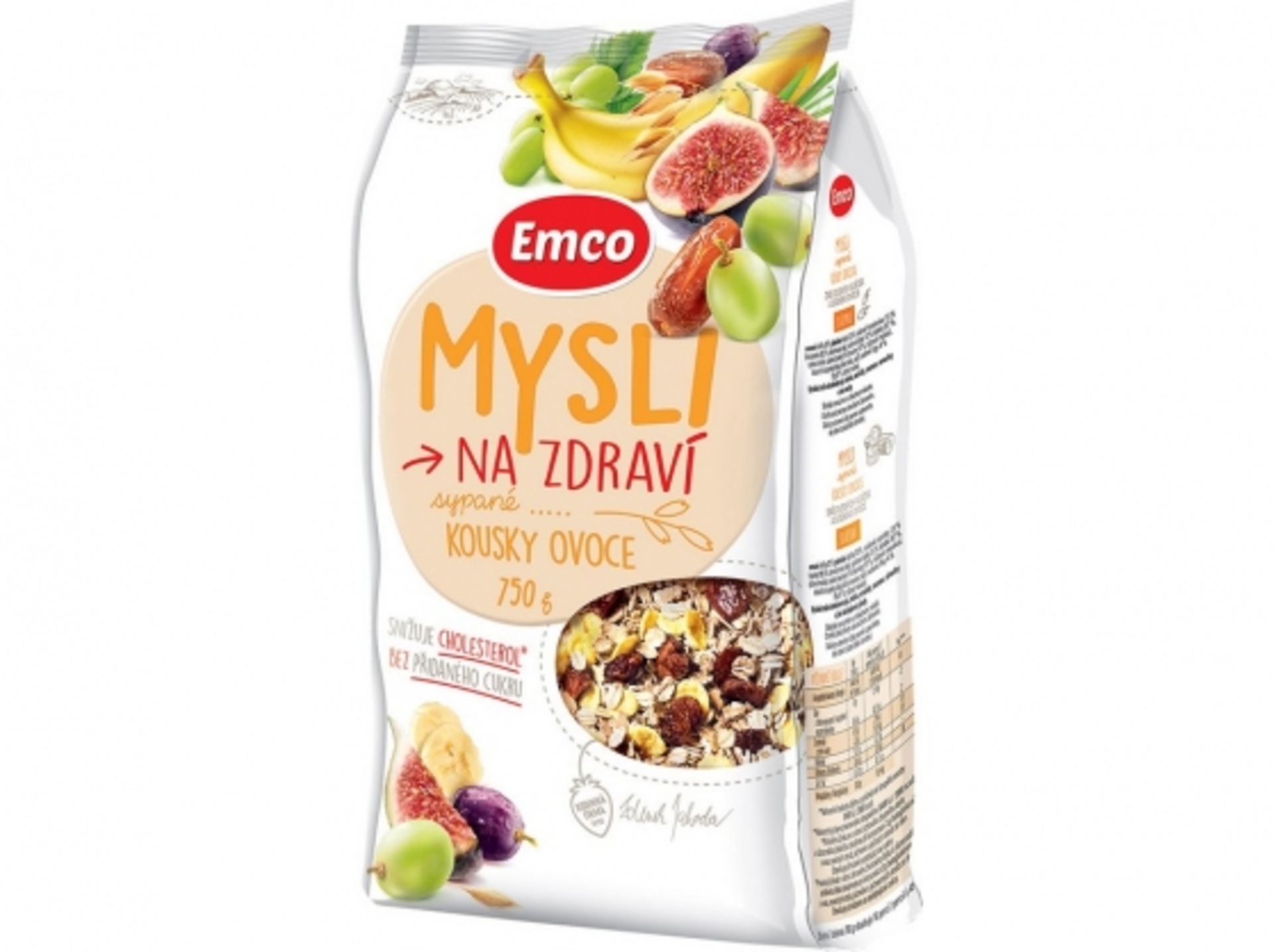 Emco Mysli sypané Exotické ovoce 750 g - expirace