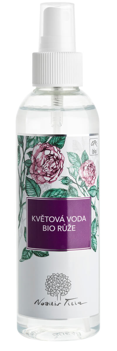 Nobilis Tilia Květová voda BIO Růže 200 ml - expirace