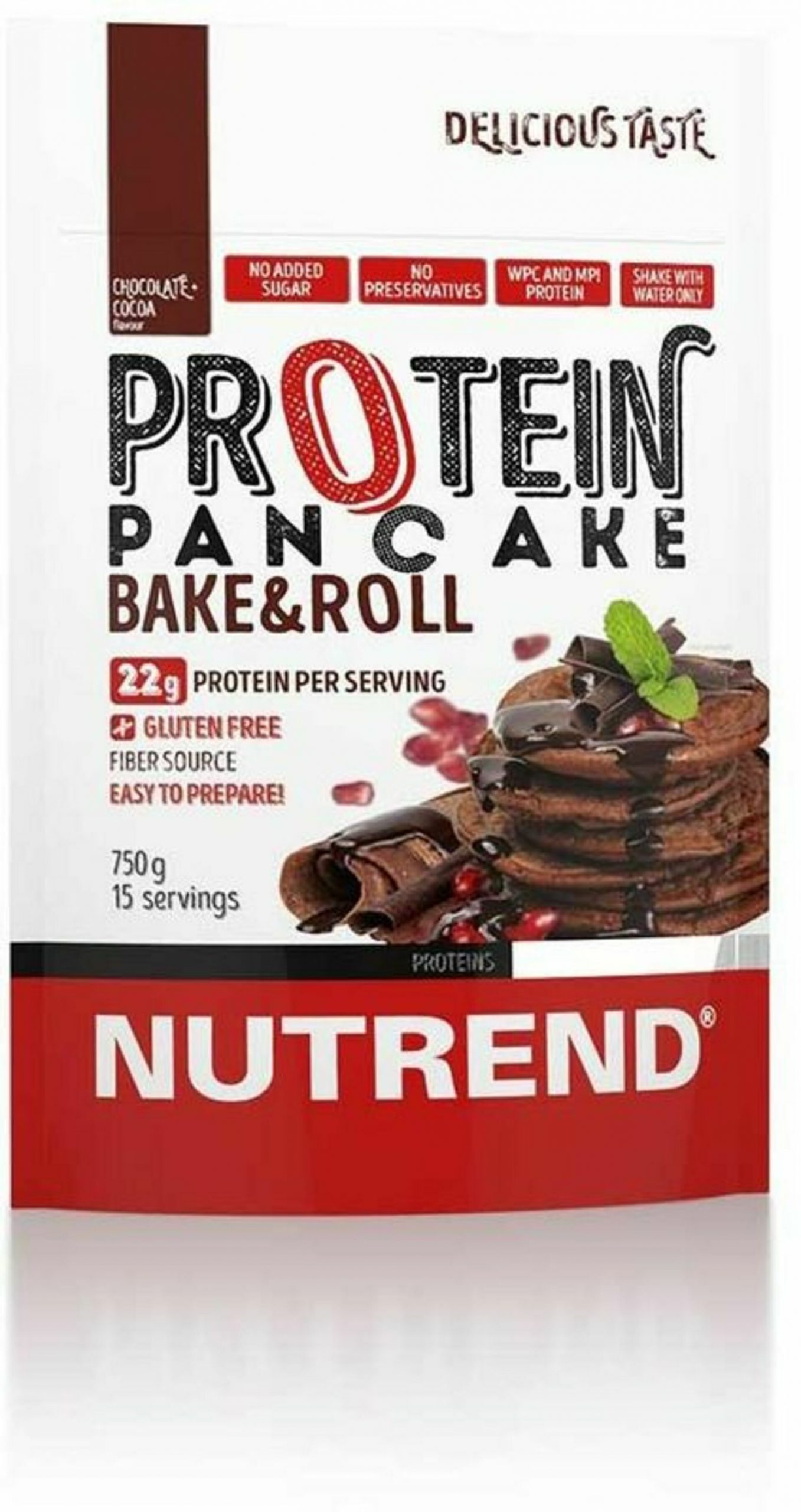 Nutrend Protein pancake 50 g - kakao expirace