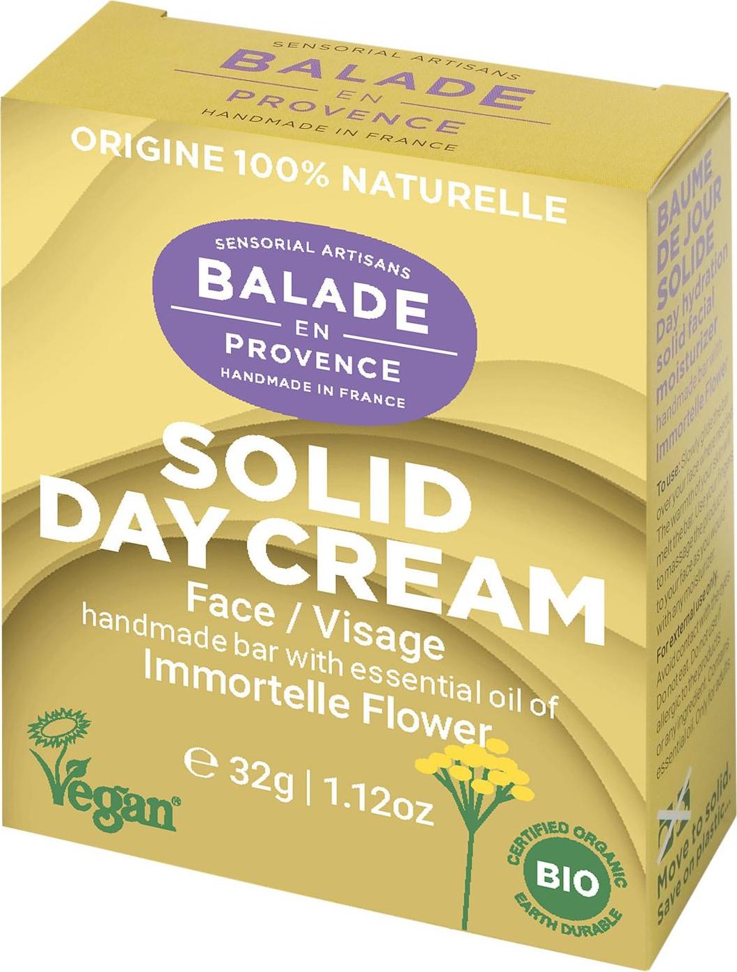 Balade en Provence BIO Slaměnkový tuhý denní krém 32 g