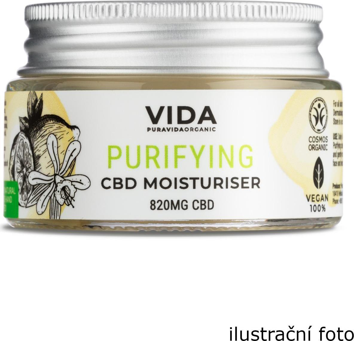 Pura Vida Organic CBD Hydratační krém