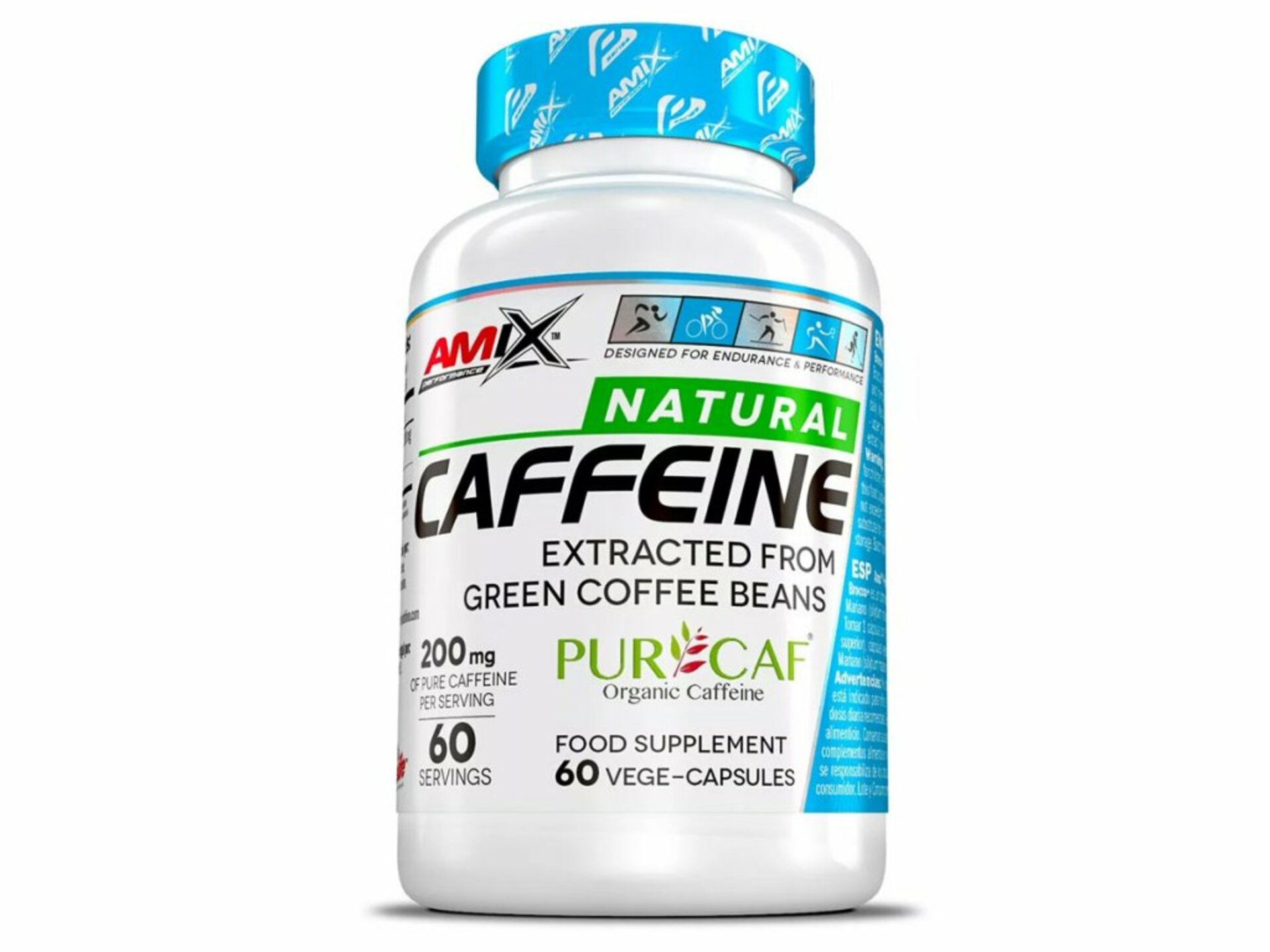 Amix Natural Caffeine PurCaf 60 kapslí - expirace