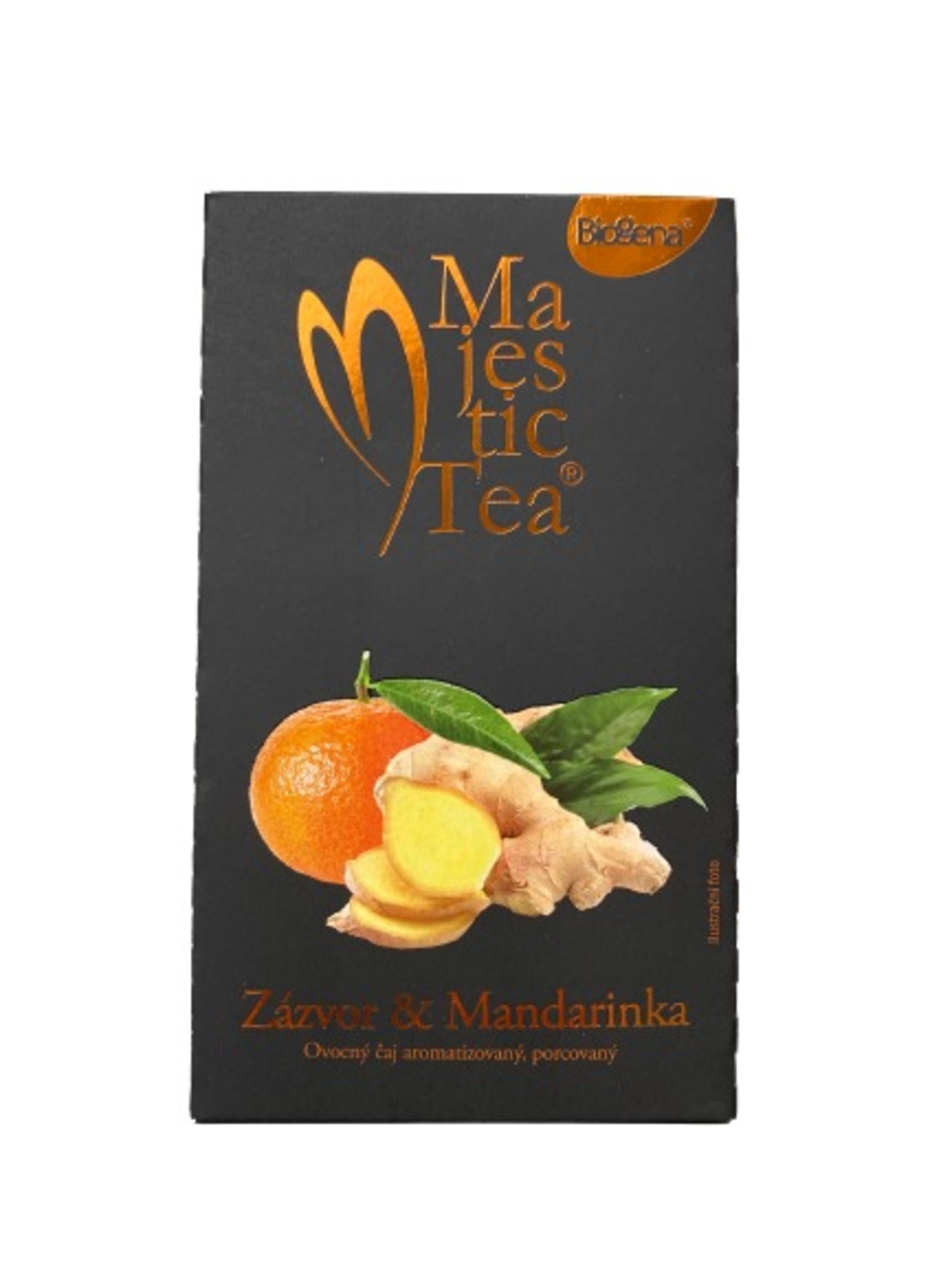 Biogena Majestic Tea zázvor a mandarinka 20 x 2
