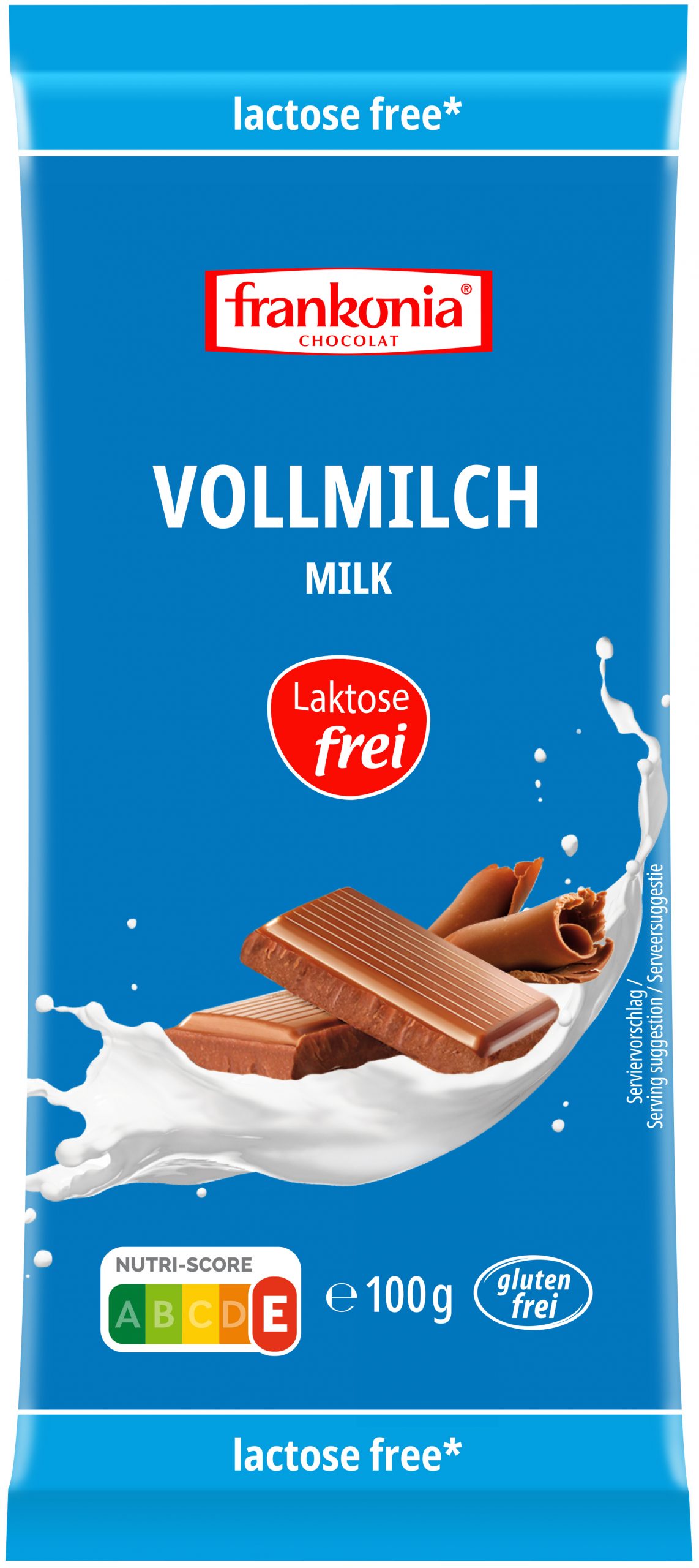 Frankonia Mléčná čokoláda bez laktózy 100 g