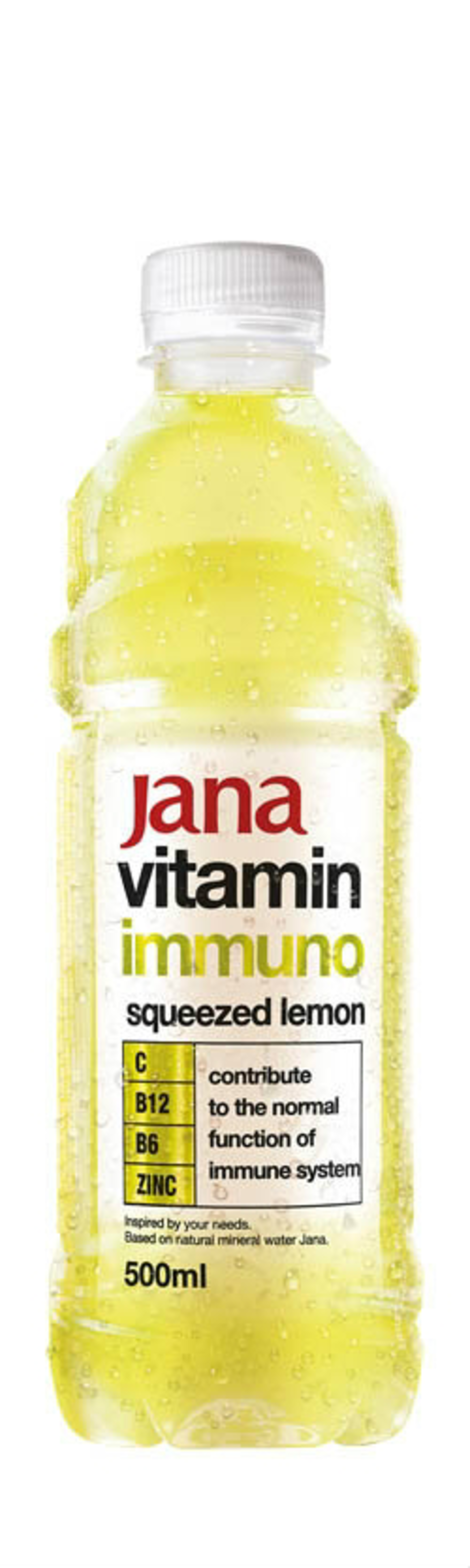 Jana Vitamin Water citron 500 ml - expirace