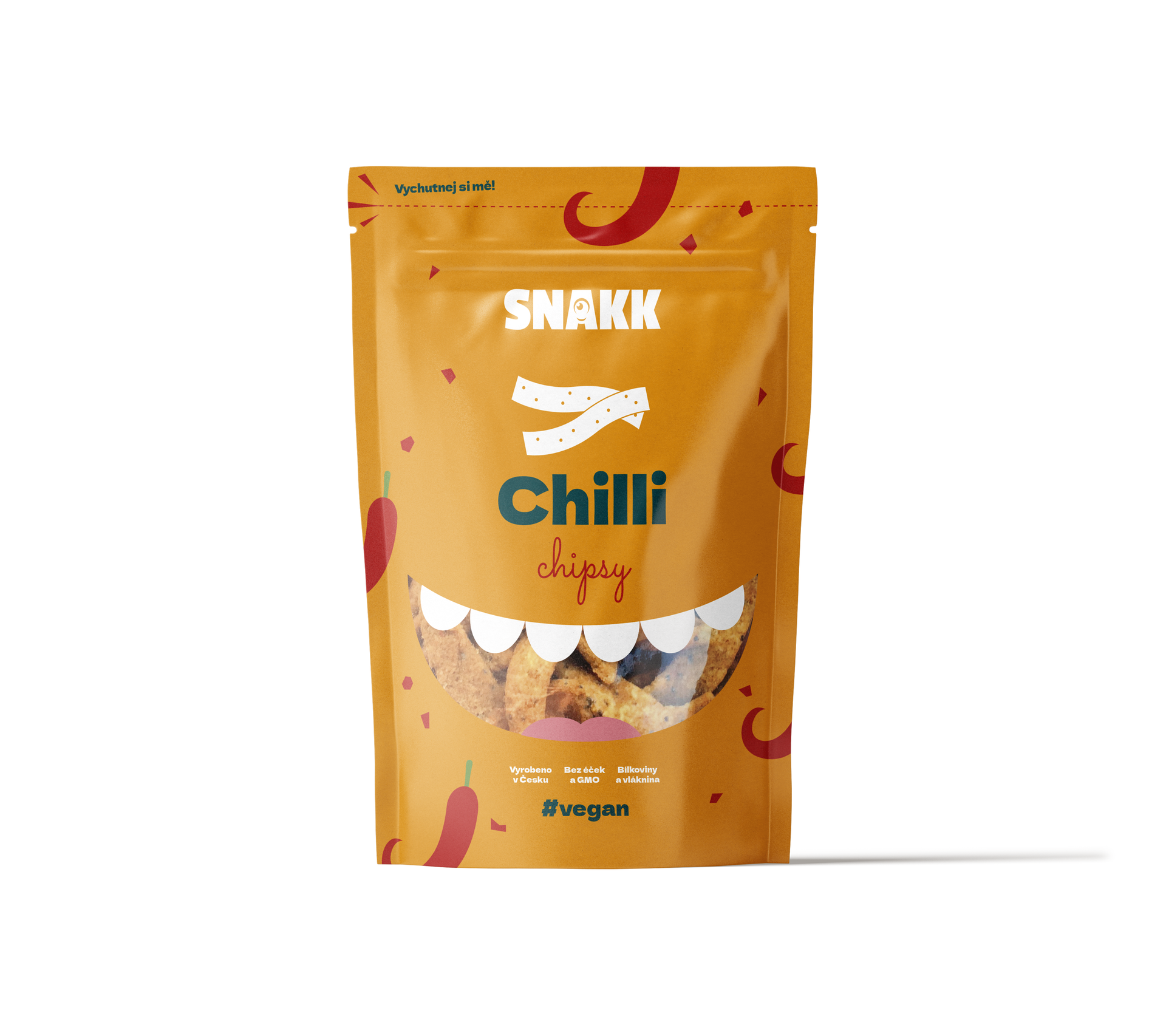 Snakk Chilli chipsy 70 g - expirace