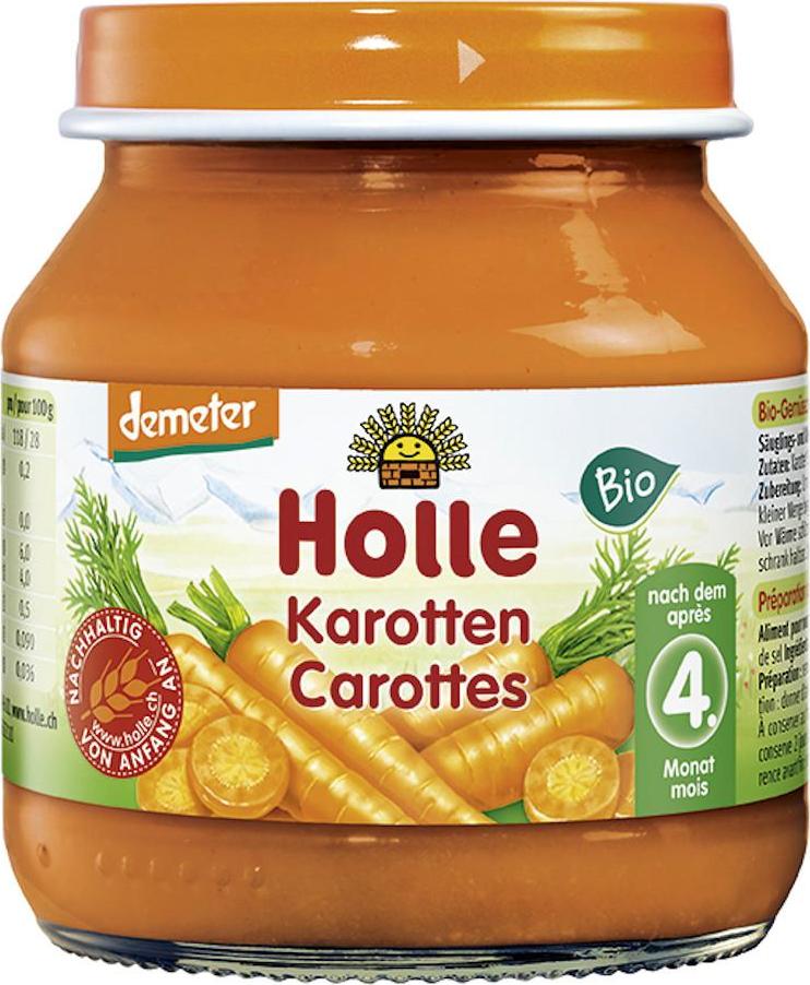Holle Bio Dětská přesnídávka mrkev 125 g