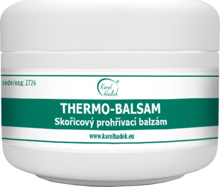 Aromaterapie Karel Hadek THERMO Skořicový prohřívací balzám 100 ml