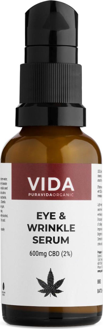 Pura Vida Organic CBD Oční sérum proti vráskám