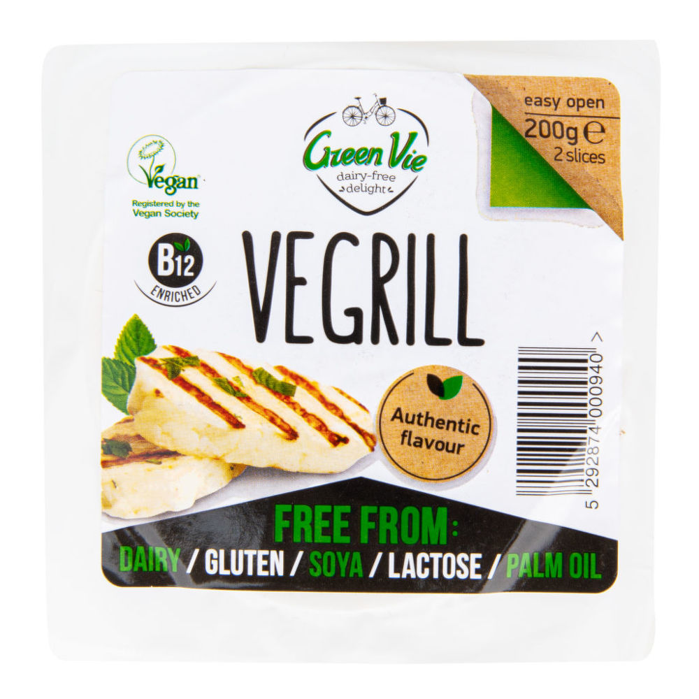 Veganská alternativa sýru na gril blok 200 g   GREENVIE Greenvie