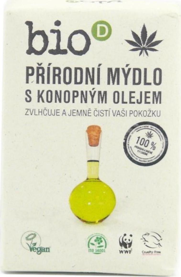 Bio-D Mýdlo s konopným olejem 95 g