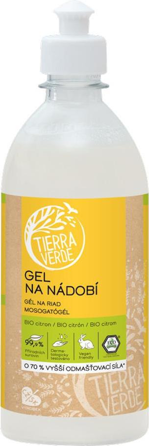 Tierra Verde Gel na nádobí BIO citron 500 ml