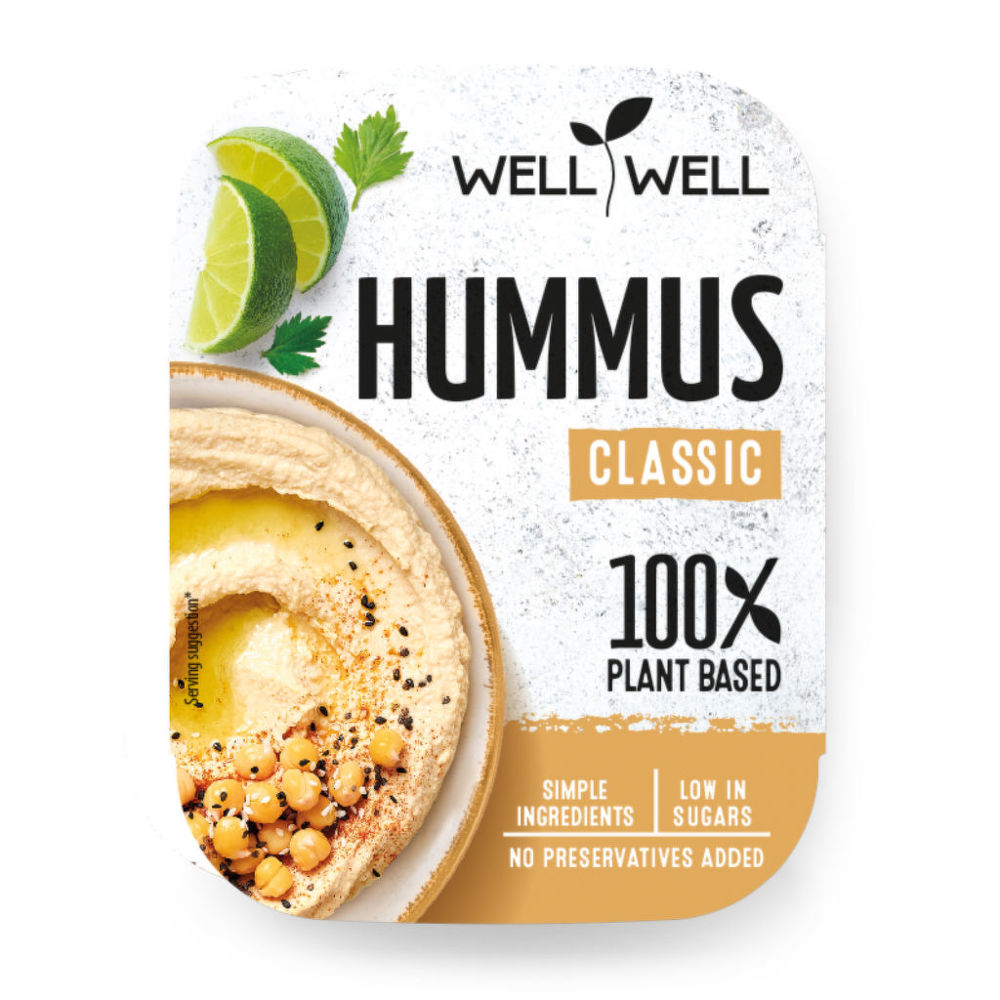 Hummus - cizrnová pomazánka klasik 125 g   WELL WELL Well Well Potraviny s.r.o.