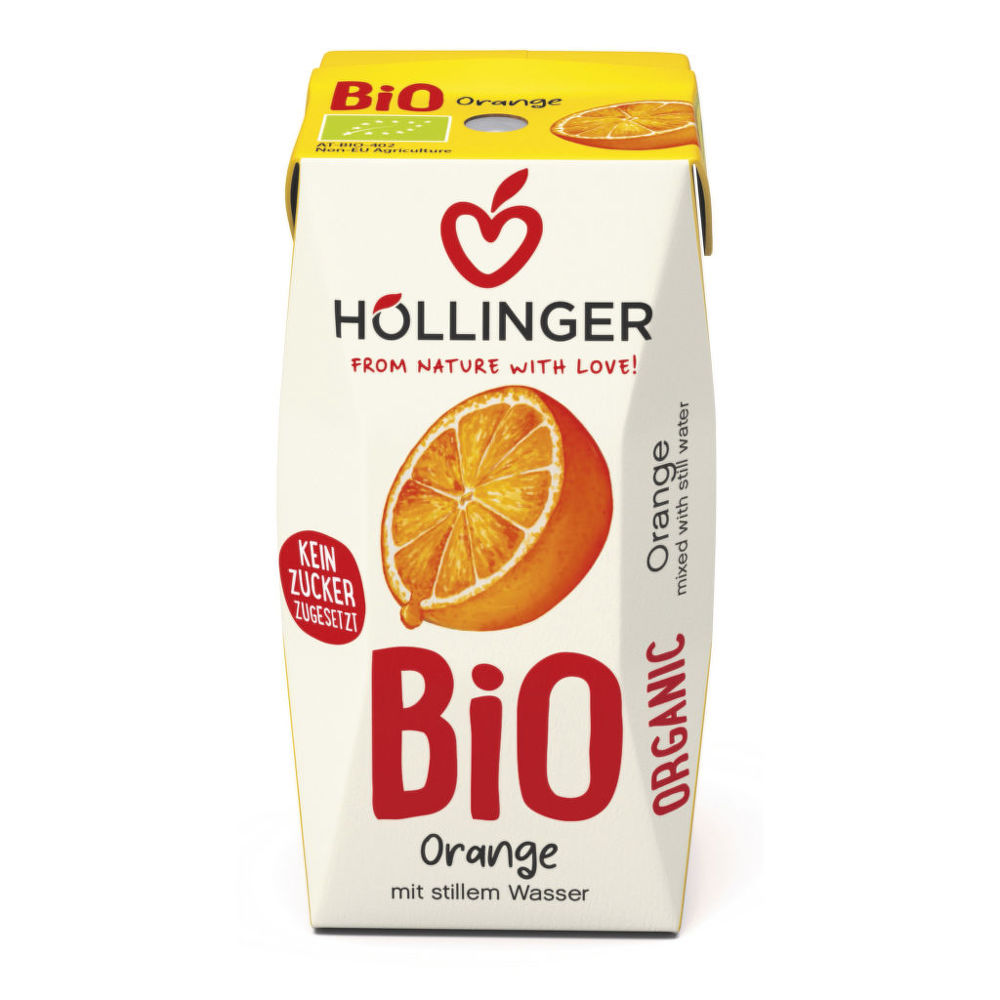 Nektar pomeranč 200 ml BIO   HOLLINGER Hollinger