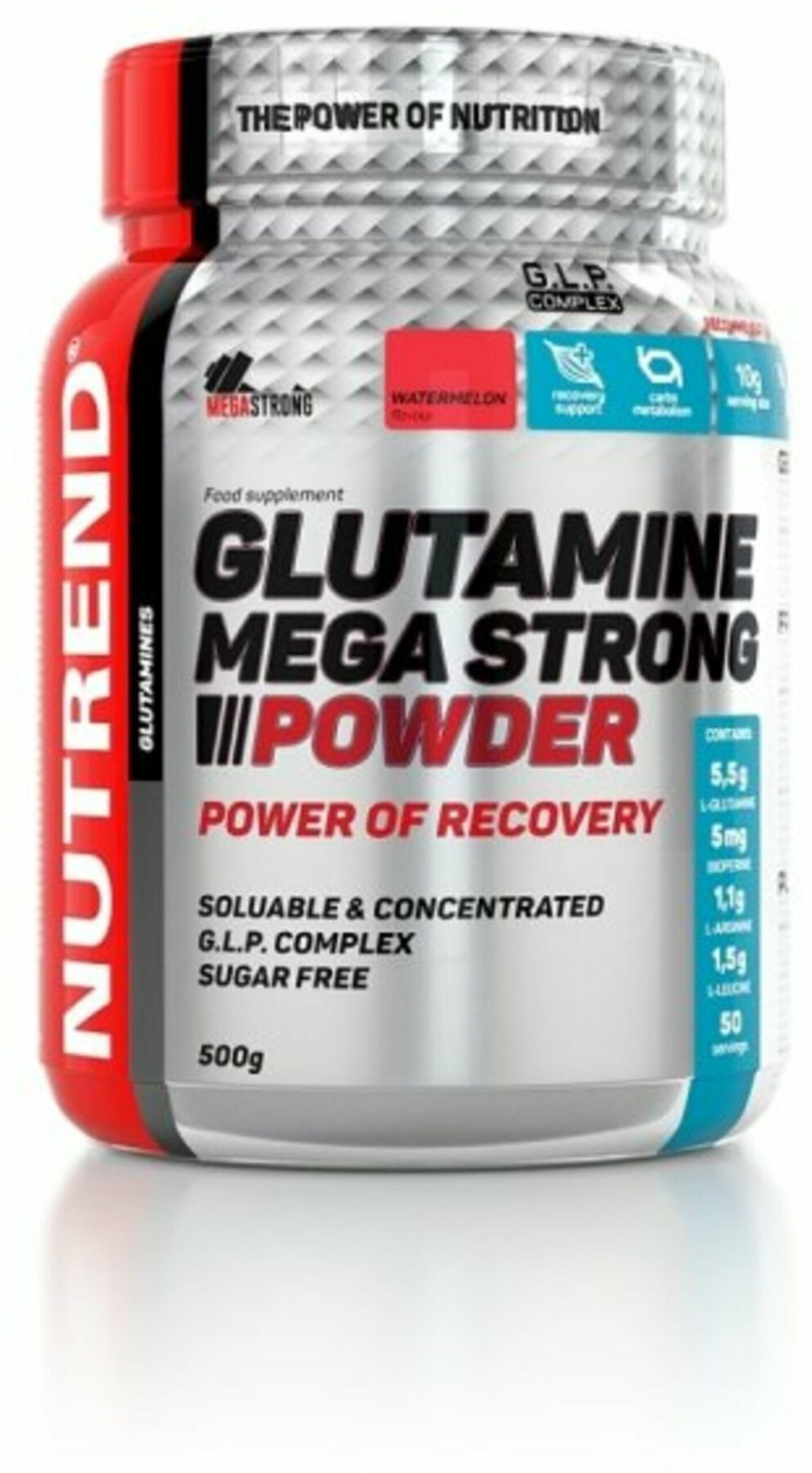 Nutrend Glutamine mega strong powder 500g hruška expirace