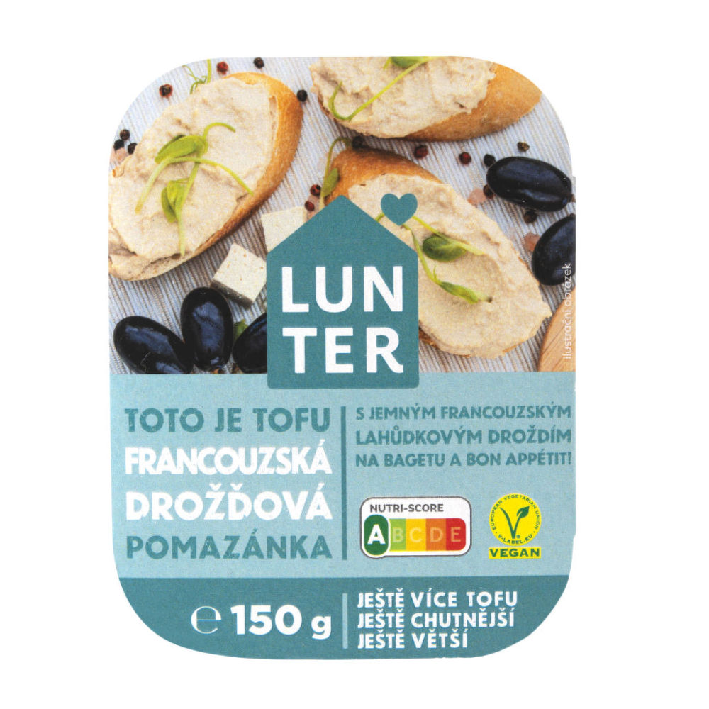 Pomazánka Francouzská drožďová 150 g   LUNTER Lunter