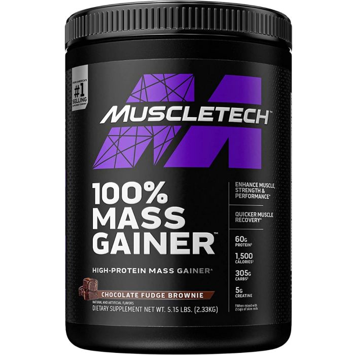 100% Mass Gainer 2330 g vanilkový koktejl - MuscleTech MuscleTech