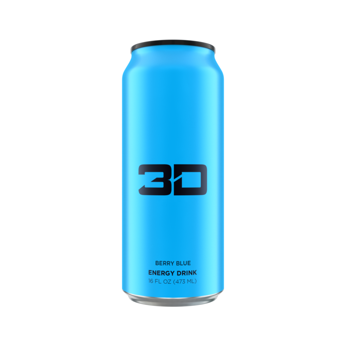 3D Energy Drink 12 x 473 ml berry blue - 3D Energy 3D Energy