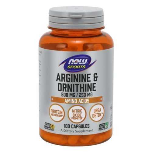 Arginin & Ornitin 100 kaps. - NOW Foods NOW Foods