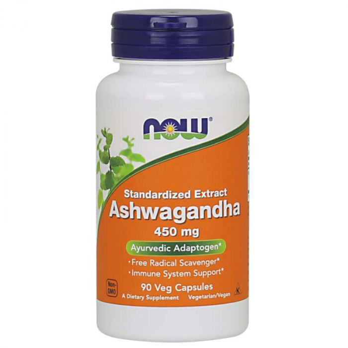 Ashwagandha 450 mg 90 kaps. - NOW Foods NOW Foods