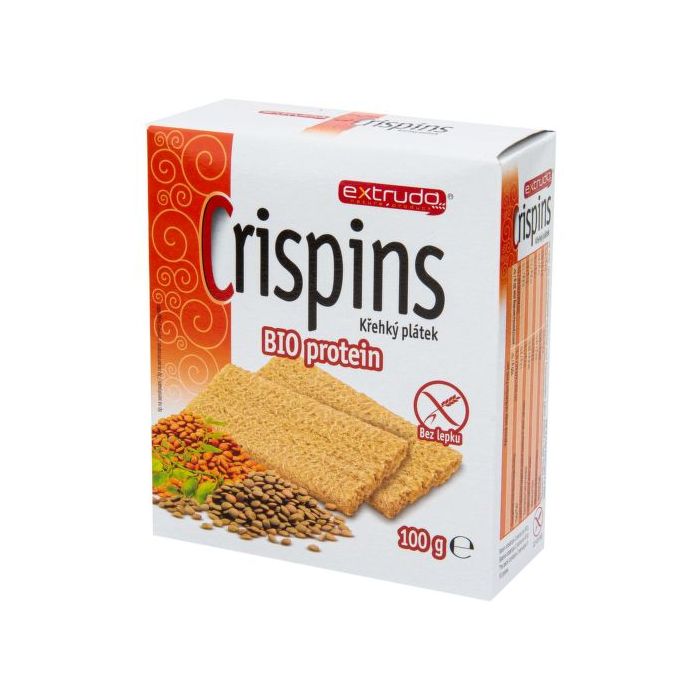 BIO Crispins proteinový chléb 14 x 100 g - EXTRUDO EXTRUDO