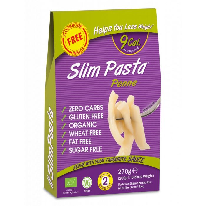 BIO Těstoviny Slim Pasta Penne 270 g - Slim Pasta Slim Pasta