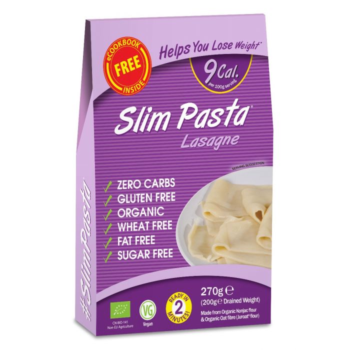 Bio Těstoviny Slim Pasta Lasagne 270 g - Slim Pasta Slim Pasta