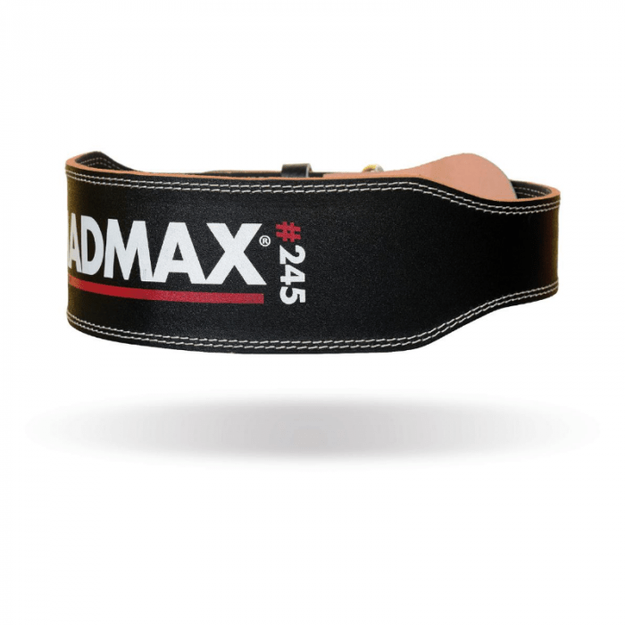 Fitness opasek Full Leather Black XL - MADMAX MADMAX