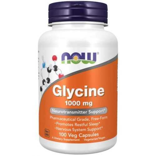 Glycin 1000 mg 100 kaps. - NOW Foods NOW Foods