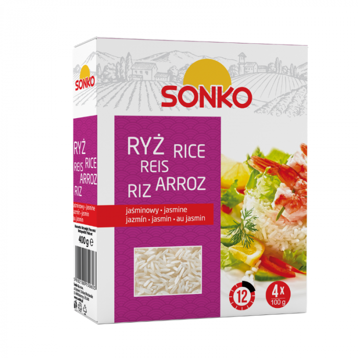 Jasmínová rýže 4 x 100 g - SONKO SONKO