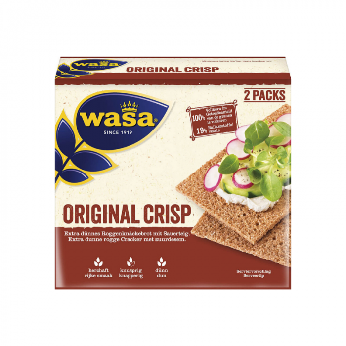 Knäckebroty Original Crisp 18 x 200 g - Wasa Wasa