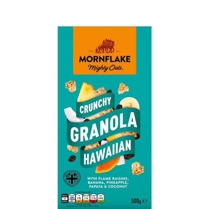Křupavá Granola Hawaiian 500 g - MornFlake MornFlake