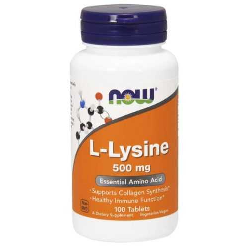 L-Lysin 500 mg 100 tab. - NOW Foods NOW Foods