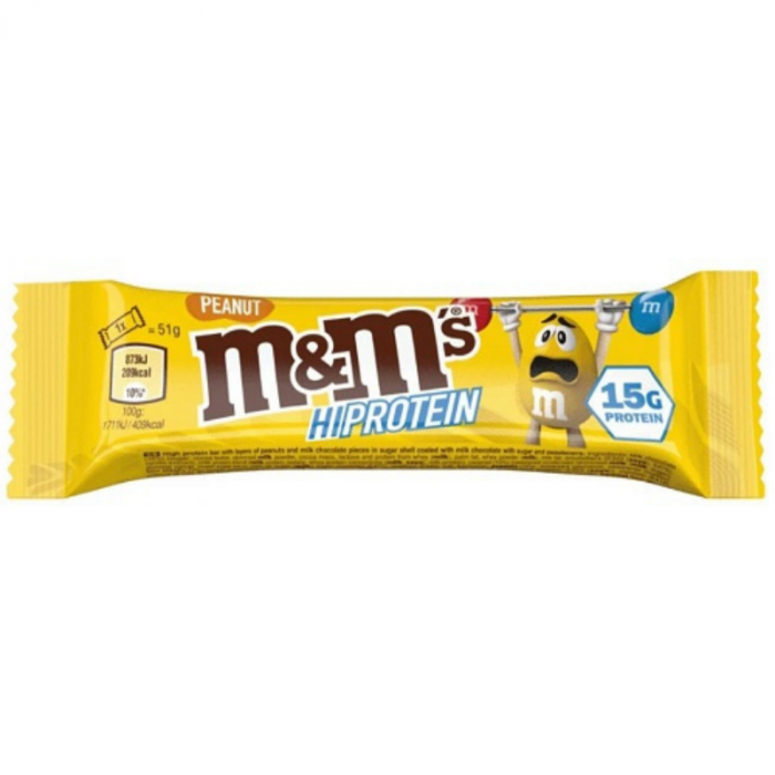 M&M‘s HiProtein Bar 12 x 51 g čokoláda - Mars Mars