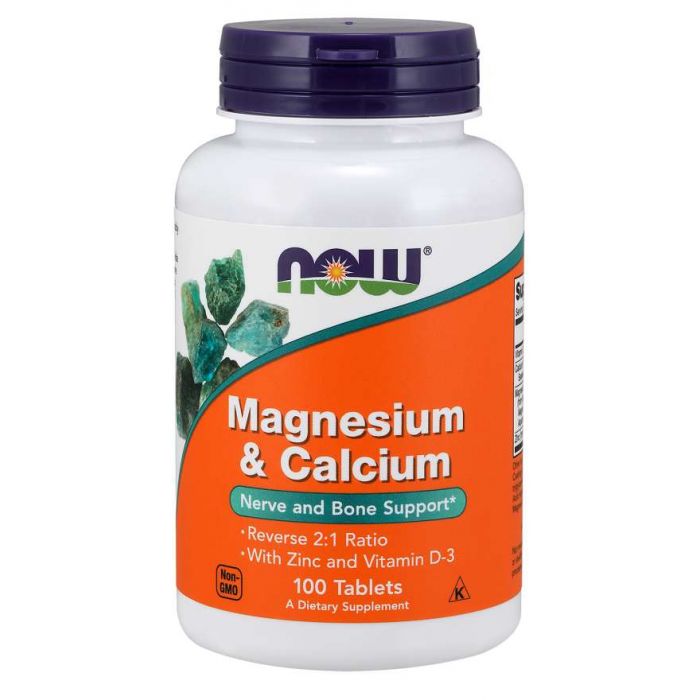 Magnézium & Vápník Reverse 2:1 100 tab. - NOW Foods NOW Foods