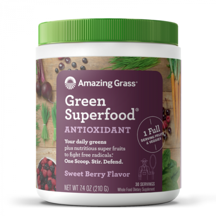 Mix superpotravin Green Superfood Antioxidant 210 g sladké bobule - Amazing Grass Amazing Grass